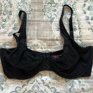True 34DD Bra Black
